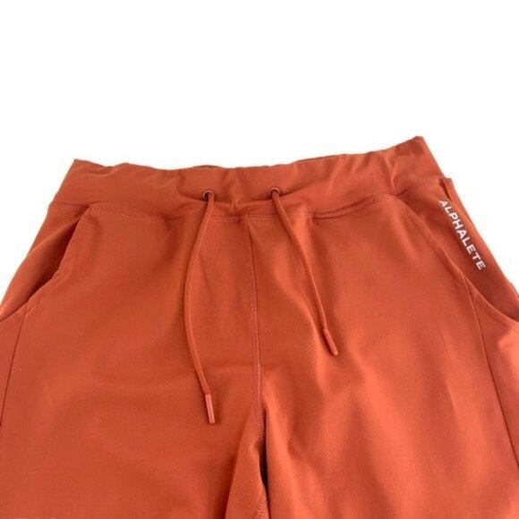 Alphalete Orange Leggings Joggers - Picture 3 of 5